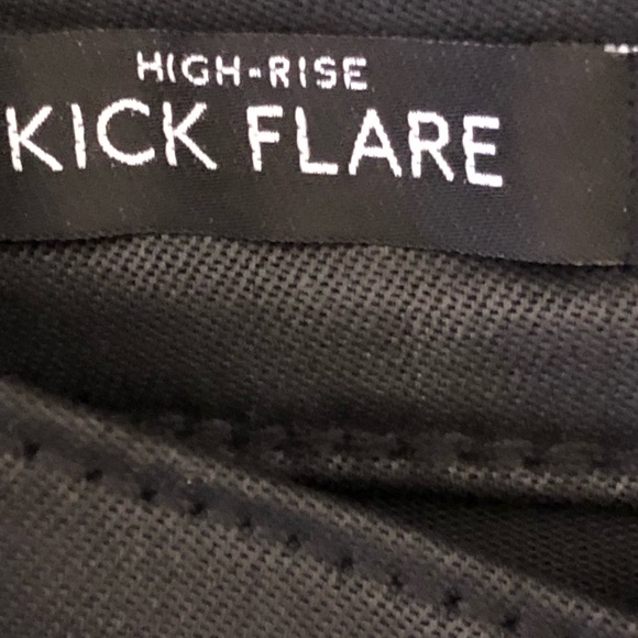 WHBM high rise kick flare coated jeans size 0 - Picture 11 of 13